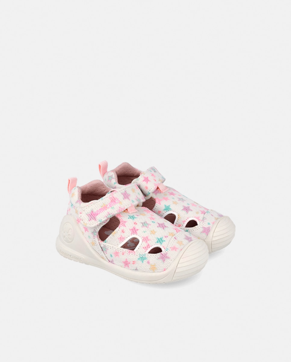 Sandálias de Lona Estampadas com Velcro Biomecanics Multicolor-2