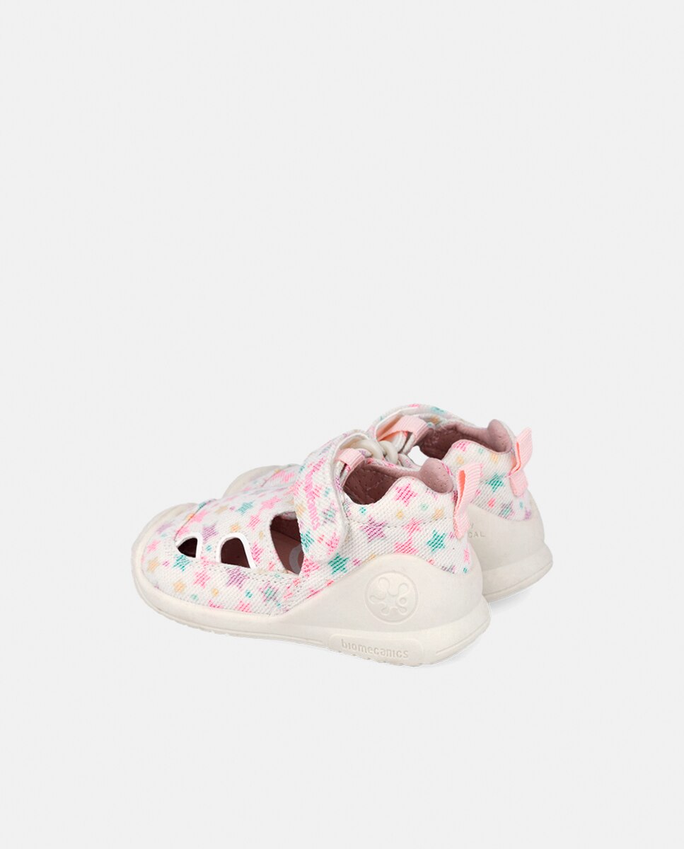 Sandálias de Lona Estampadas com Velcro Biomecanics Multicolor-3
