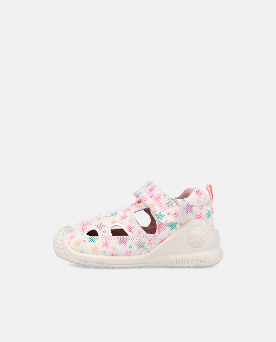 Sandálias de Lona Estampadas com Velcro Biomecanics Multicolor-5