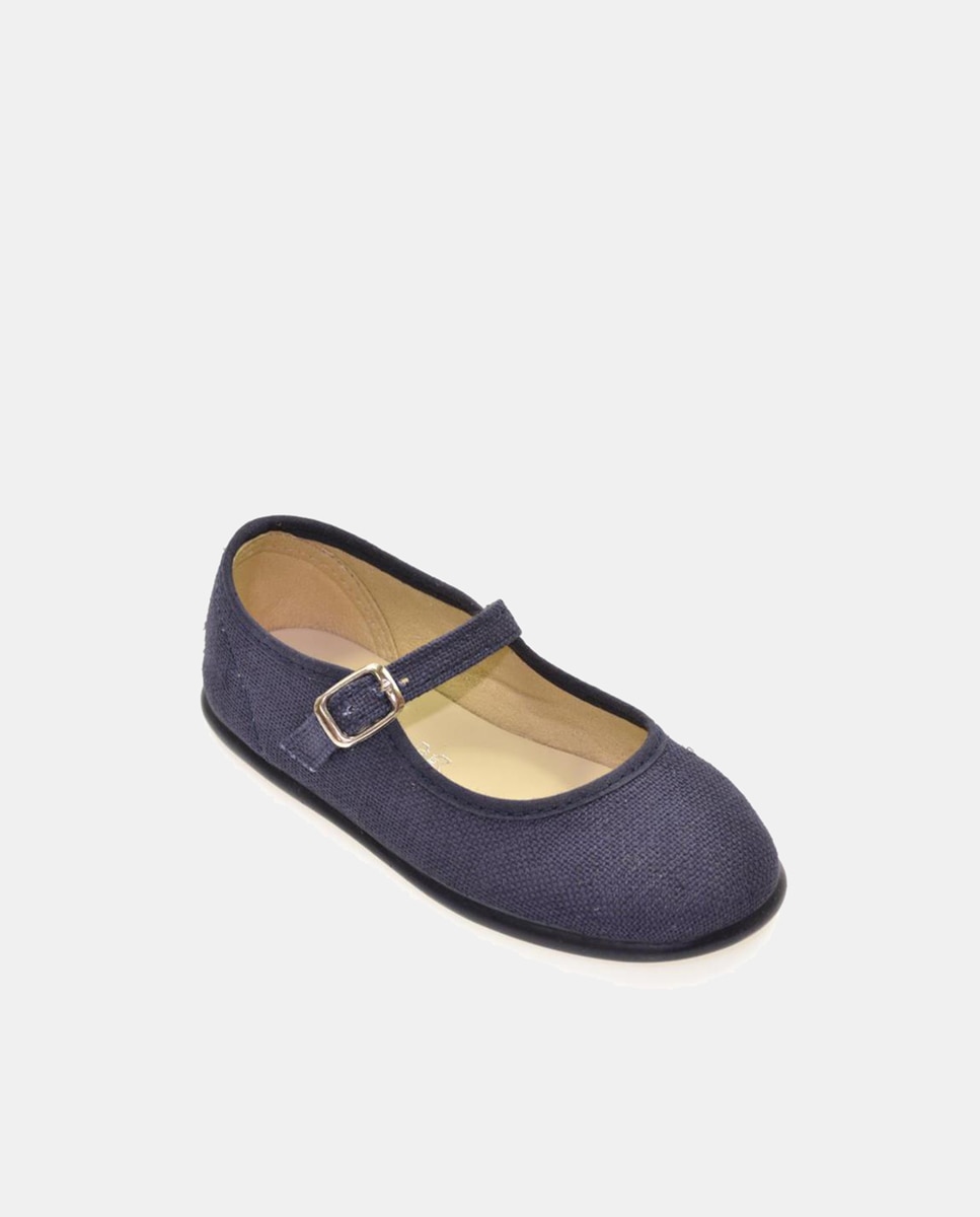 Imagem 0 de Sapatos de Presilha de Bebé com Fivela e em Linho