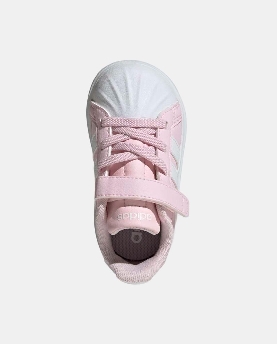 Sapatilhas Baixas de Bebé com Fecho Aderente adidas Rosa-2