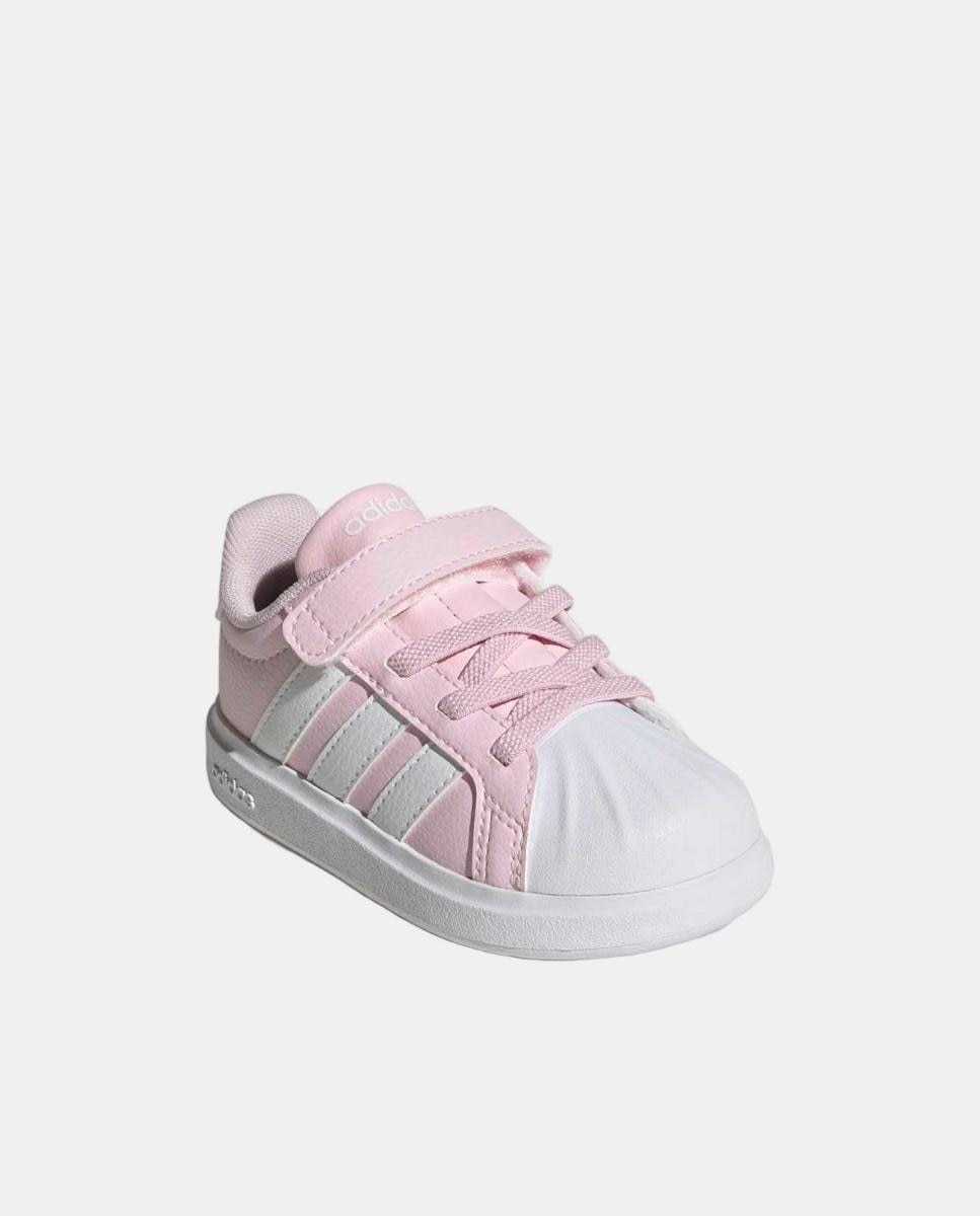 Sapatilhas Baixas de Bebé com Fecho Aderente adidas Rosa-5
