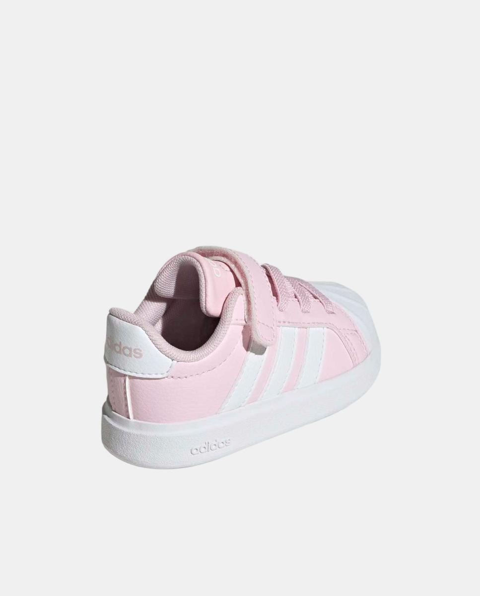 Sapatilhas Baixas de Bebé com Fecho Aderente adidas Rosa-6