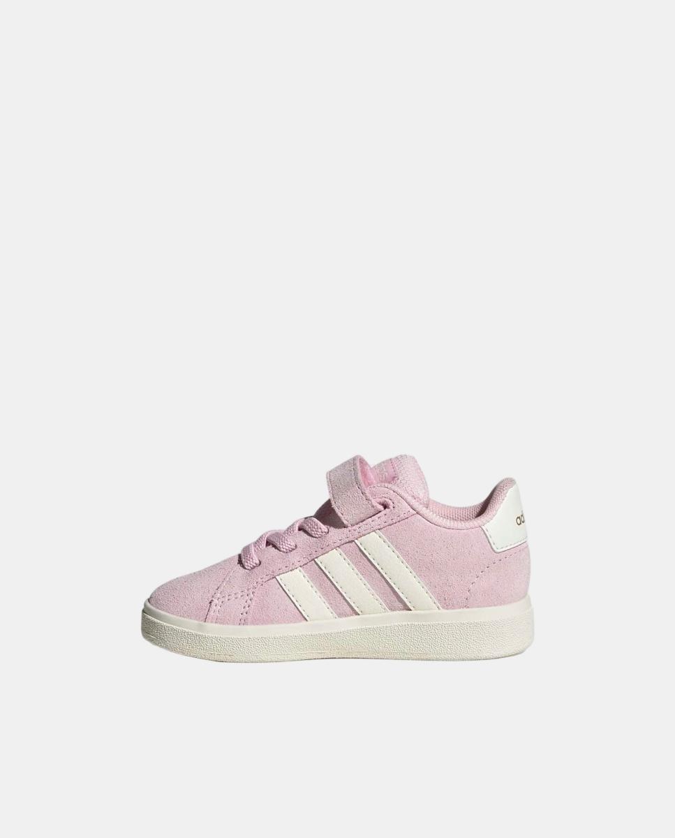 Sapatilhas Baixas de Bebé com Fecho Aderente adidas Rosa-4