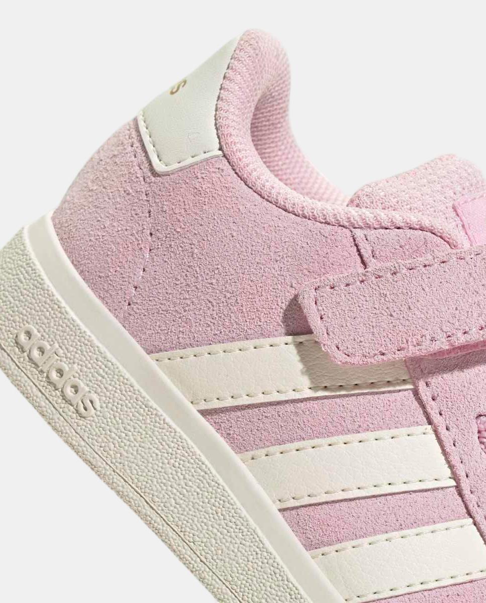 Sapatilhas Baixas de Bebé com Fecho Aderente adidas Rosa-8