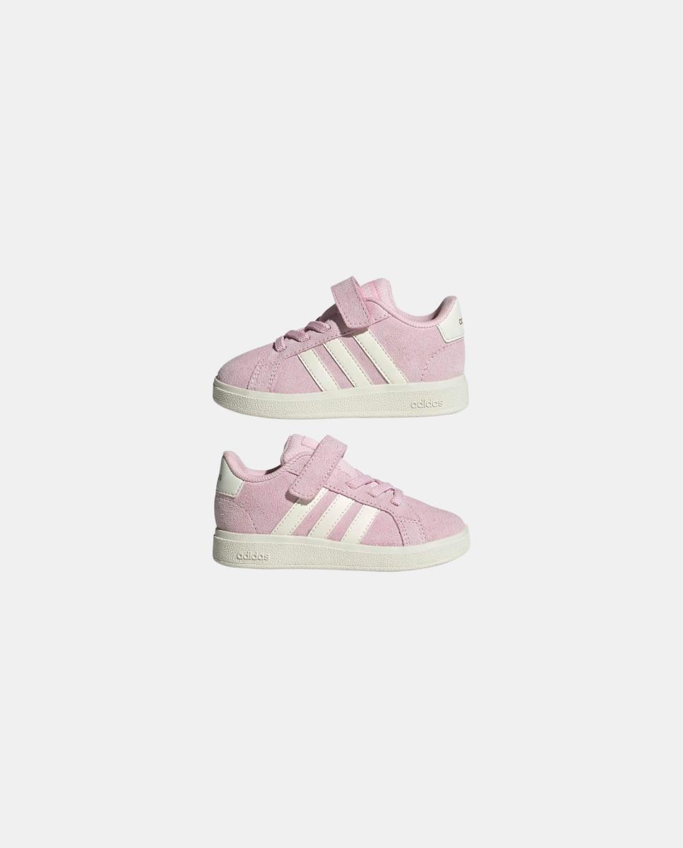 Sapatilhas Baixas de Bebé com Fecho Aderente adidas Rosa-9