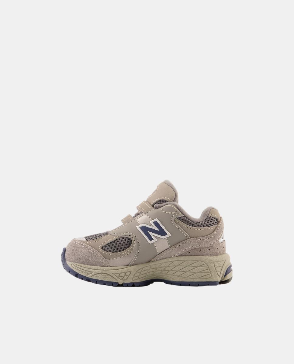 Sapatilhas Casual Infantis 2002 Hook & Loop de Velcro New Balance Castanho taupe-2