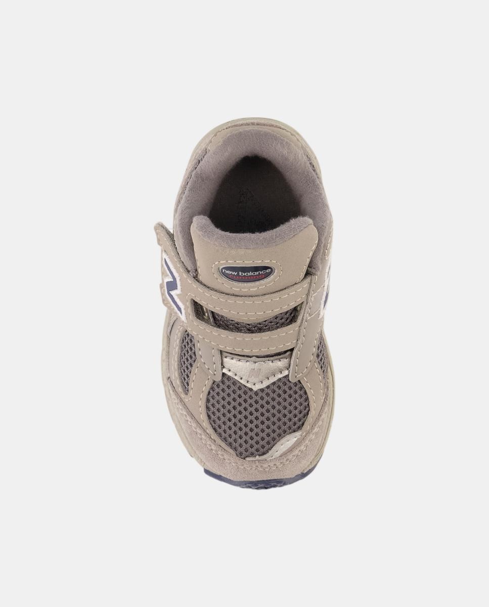 Sapatilhas Casual Infantis 2002 Hook & Loop de Velcro New Balance Castanho taupe-3