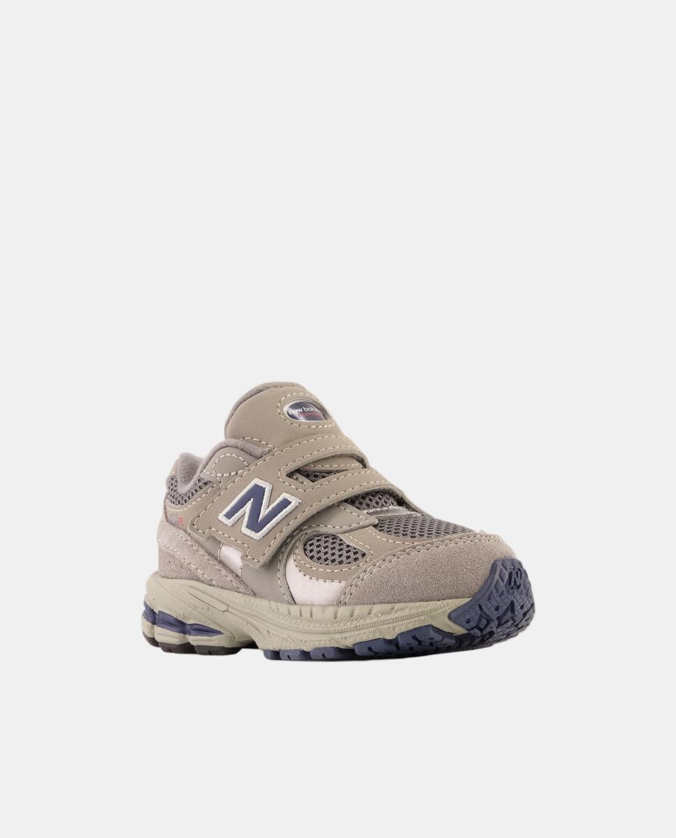 Sapatilhas Casual Infantis 2002 Hook & Loop de Velcro New Balance Castanho taupe-4