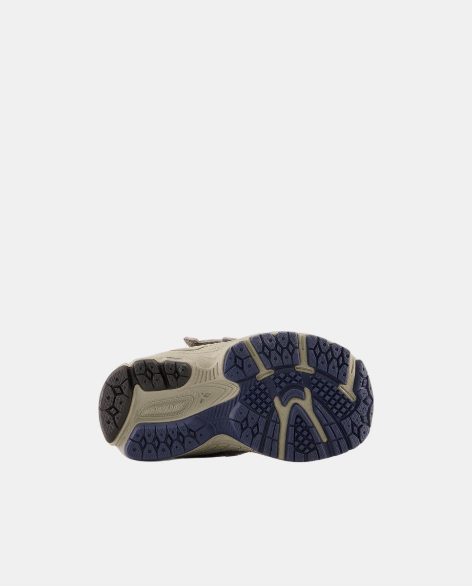 Sapatilhas Casual Infantis 2002 Hook & Loop de Velcro New Balance Castanho taupe-5