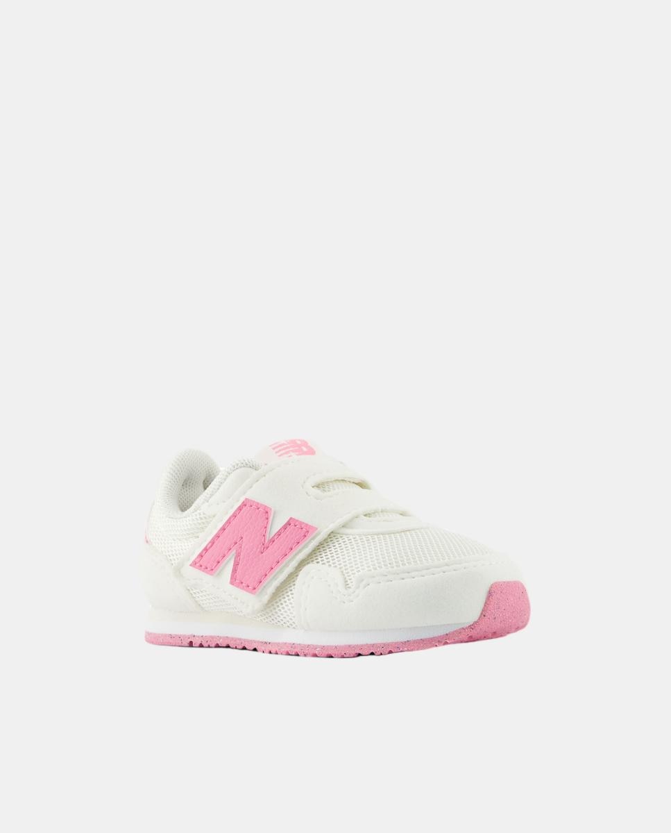 Sapatilhas Casual Infantis 323 Hook & Loop de Velcro New Balance Branco-gelo-4