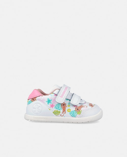 Imagem 0 de Sapatos Estampados em Pele com Velcro