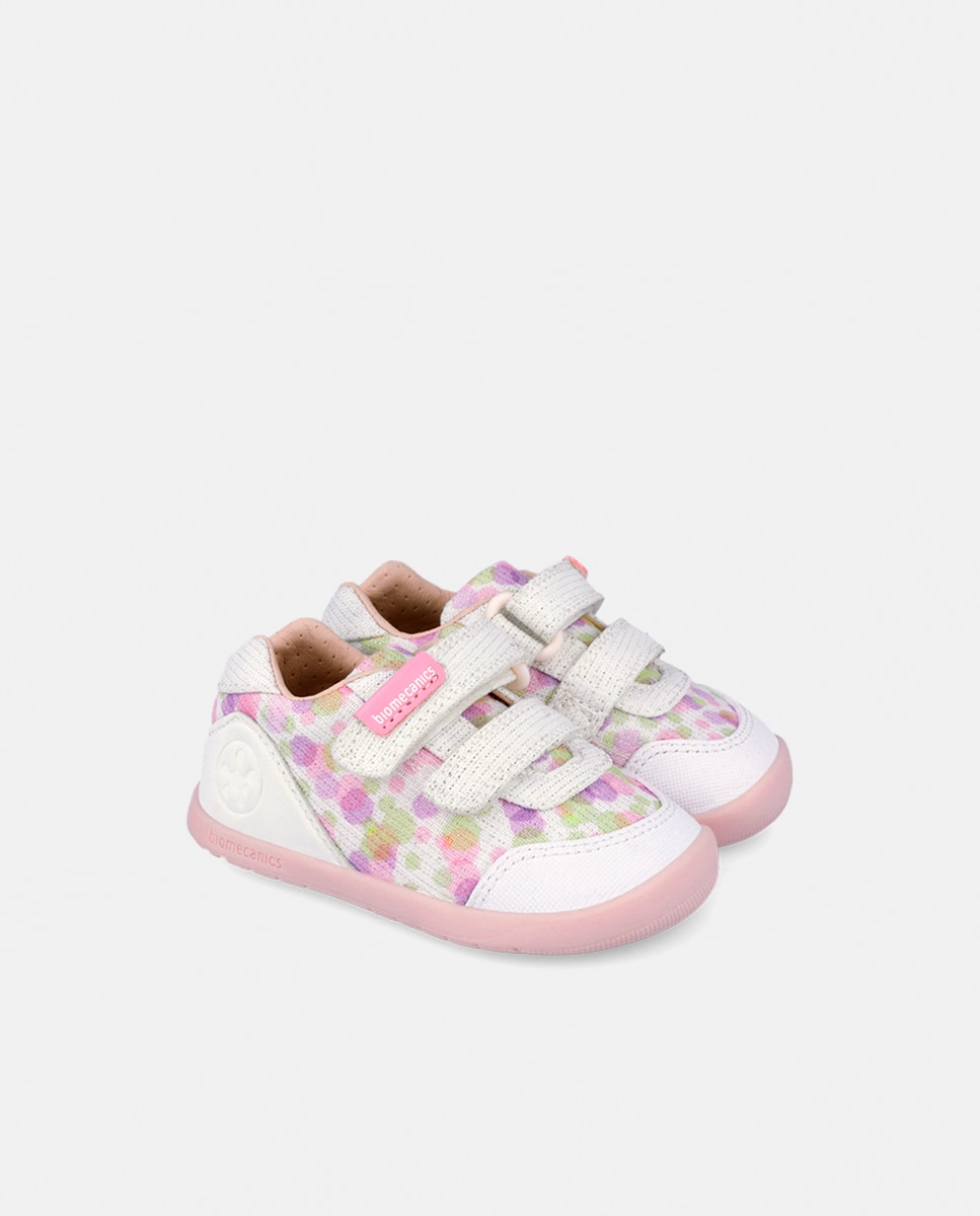 Sapatos em Têxtil com Velcro Duplo Multicolor-2