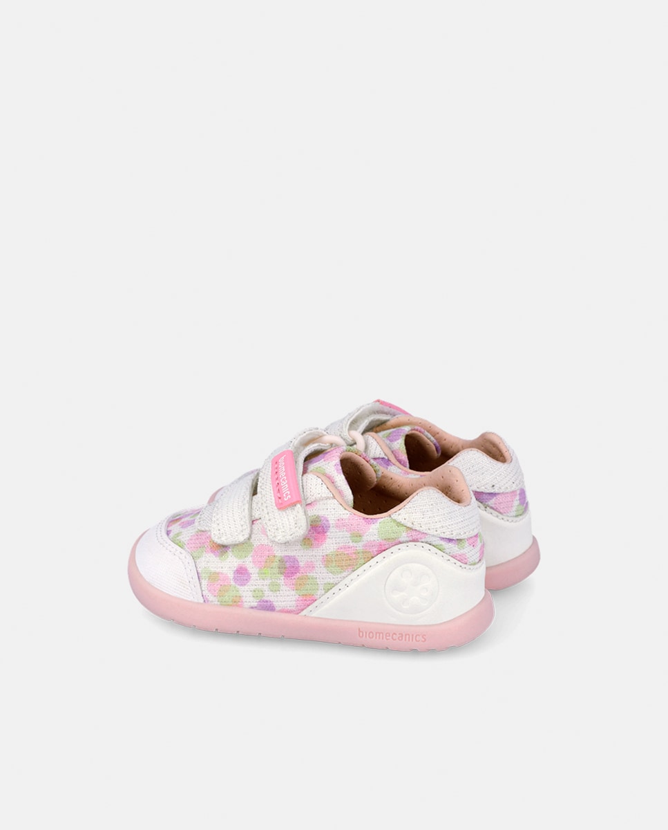 Sapatos em Têxtil com Velcro Duplo Multicolor-3