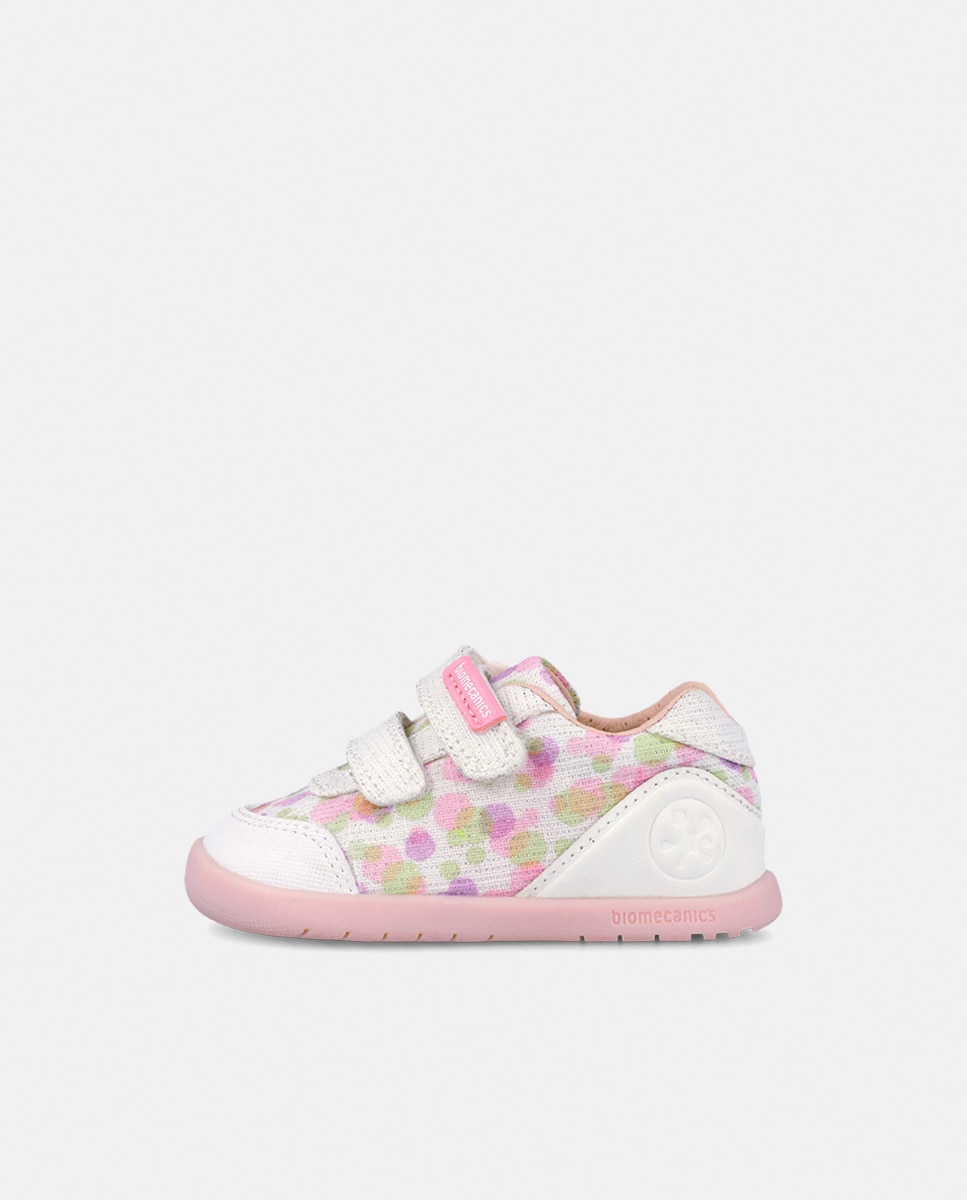 Sapatos em Têxtil com Velcro Duplo Multicolor-5