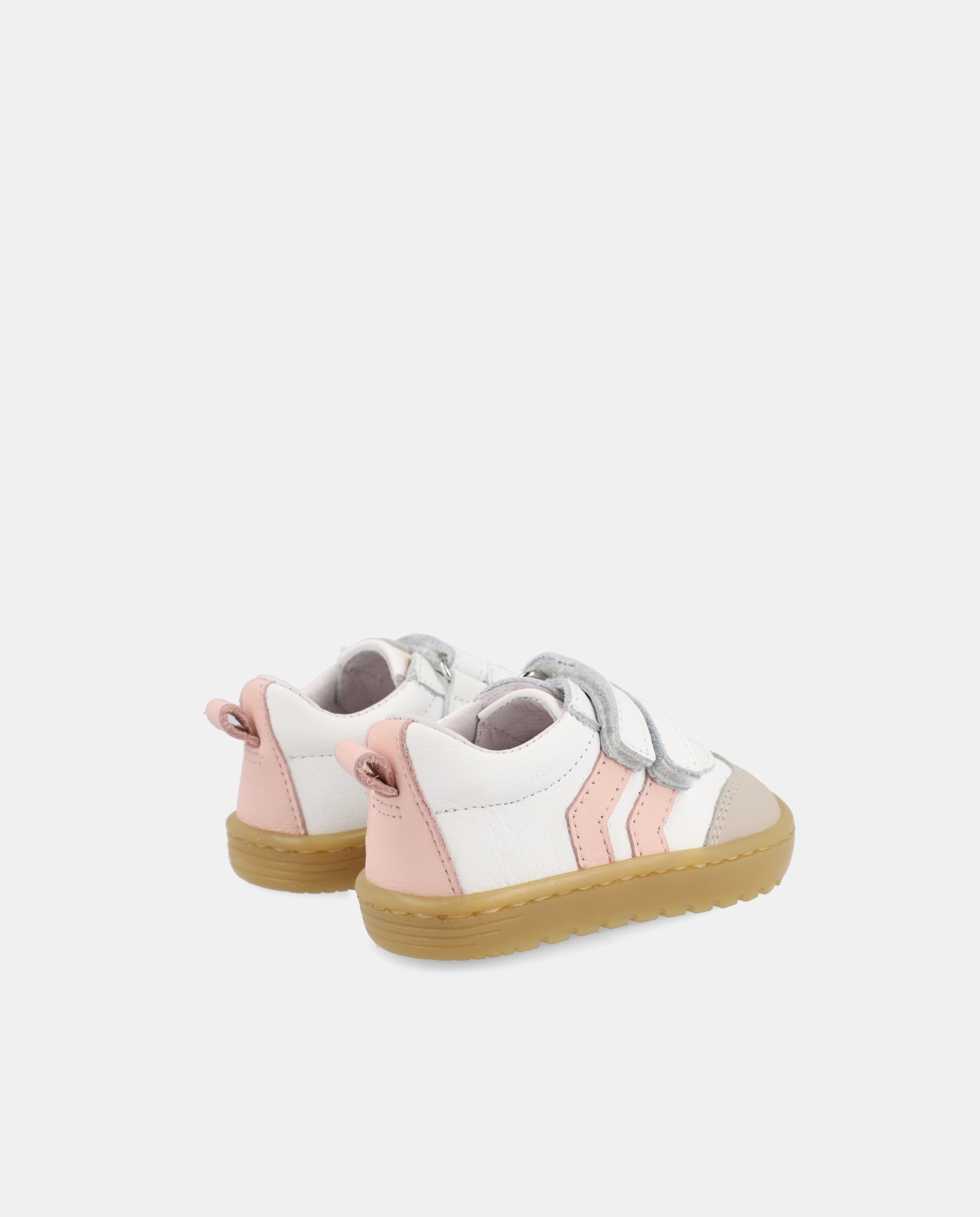Sapatilhas de Bebé Barefoot com Velcro Blanditos Branco-3