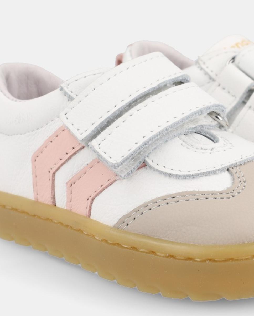 Sapatilhas de Bebé Barefoot com Velcro Blanditos Branco-4