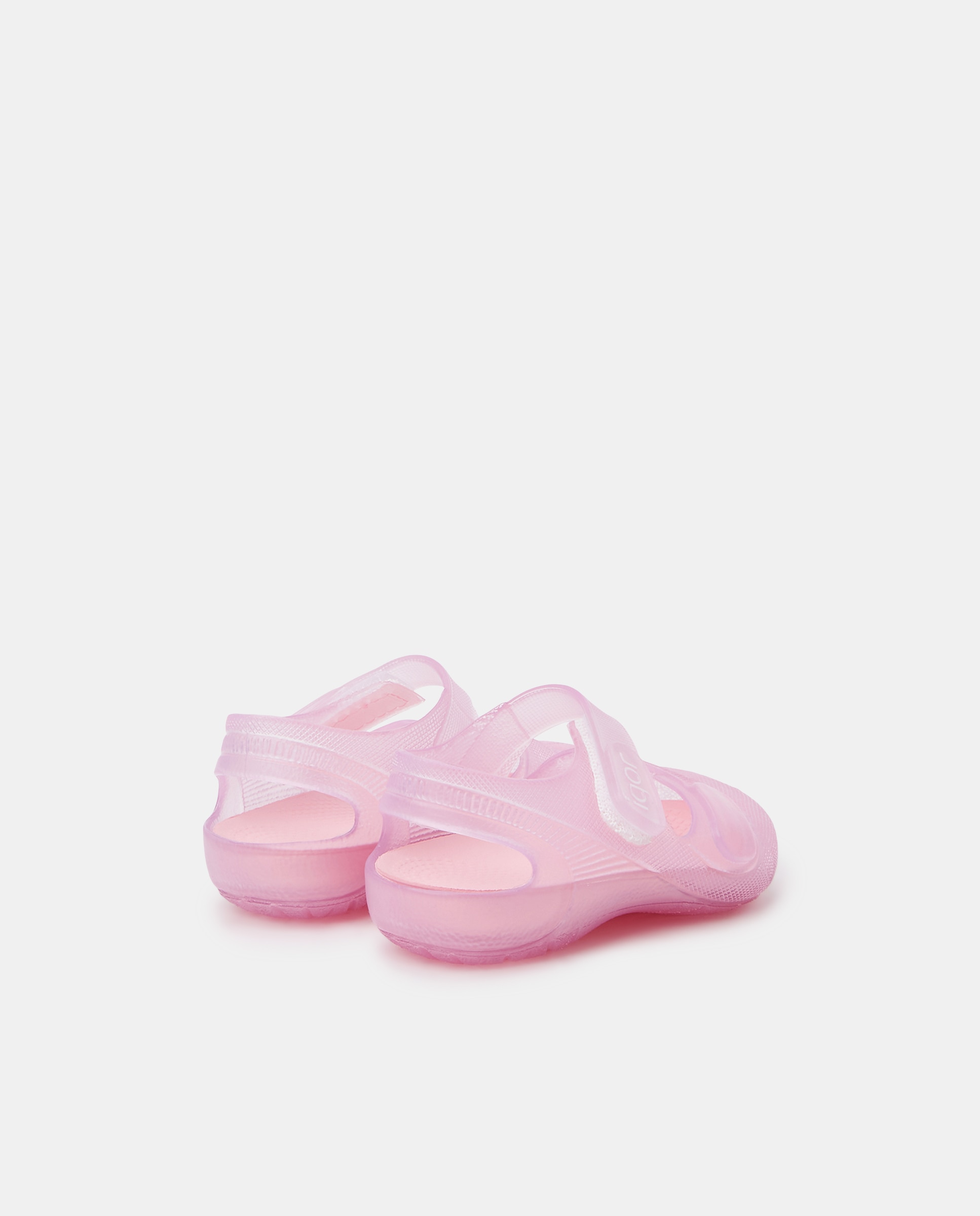 Sandálias de Bebé com Fecho Aderente - Rosa Rosa-3