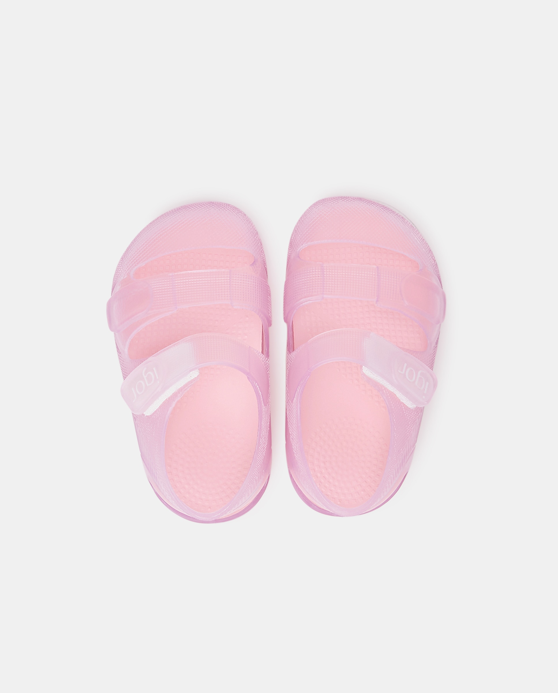 Sandálias de Bebé com Fecho Aderente - Rosa Rosa-4