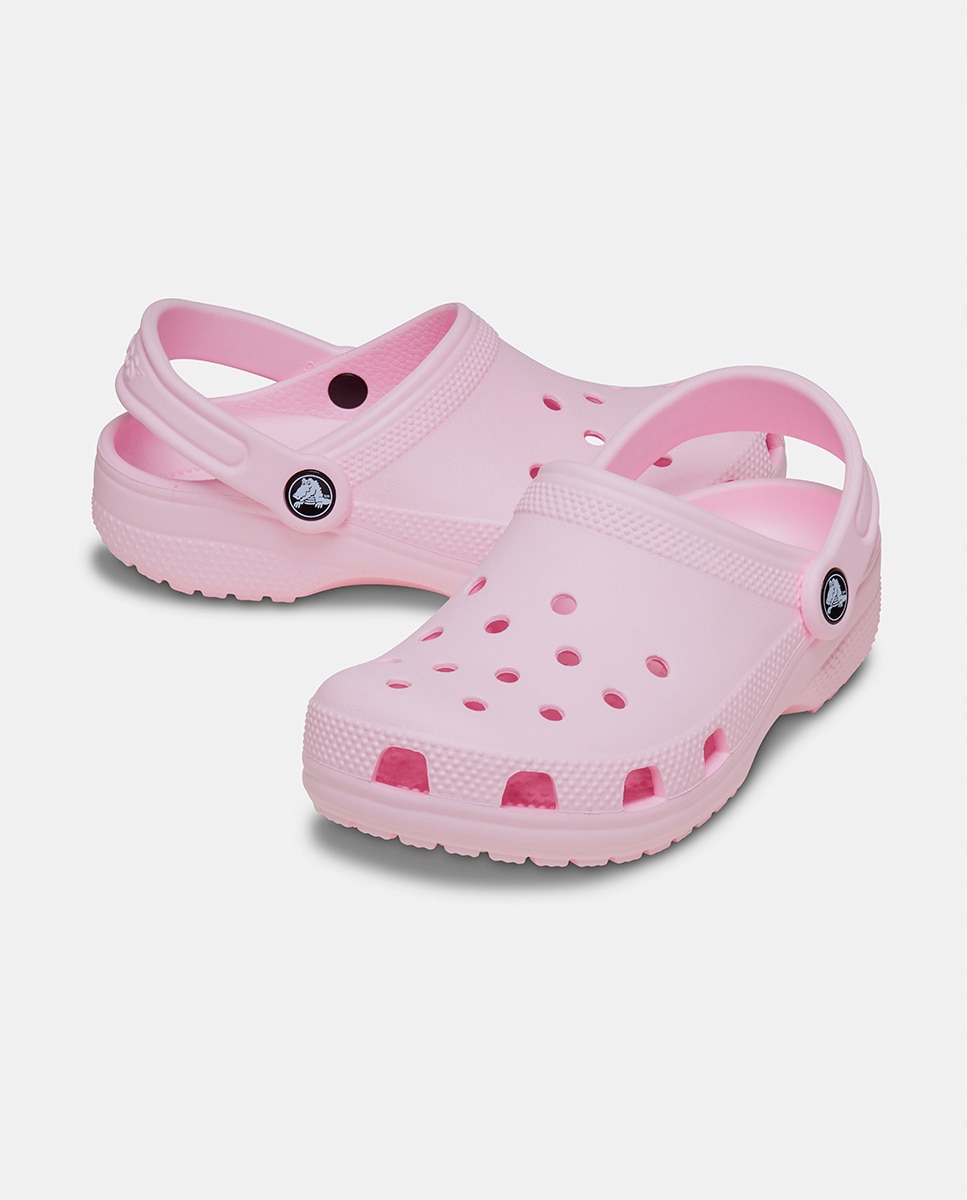 Zuecos de bebés Classic Clog Crocs - Rosa pastel Rosa pastel-2