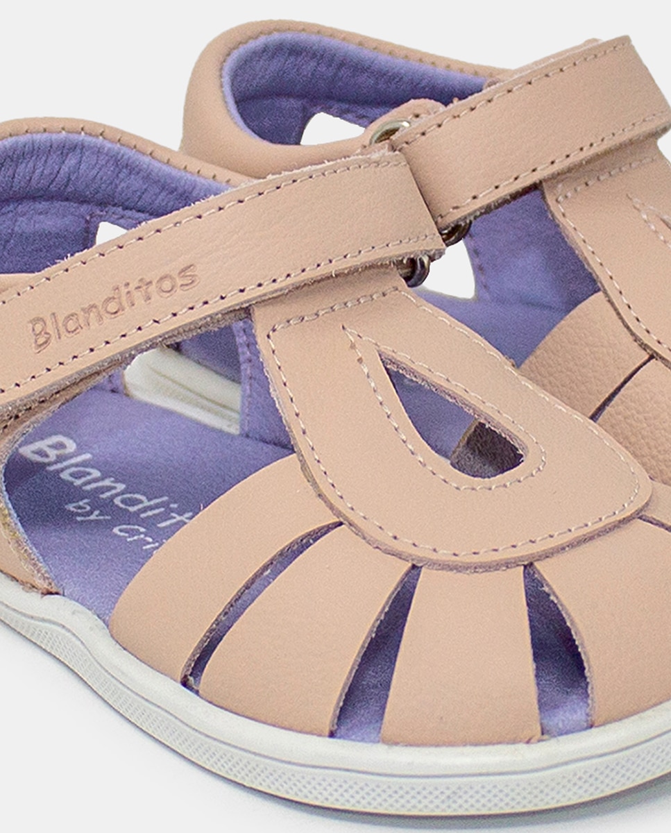 Sandálias de Bebé Rosa-5