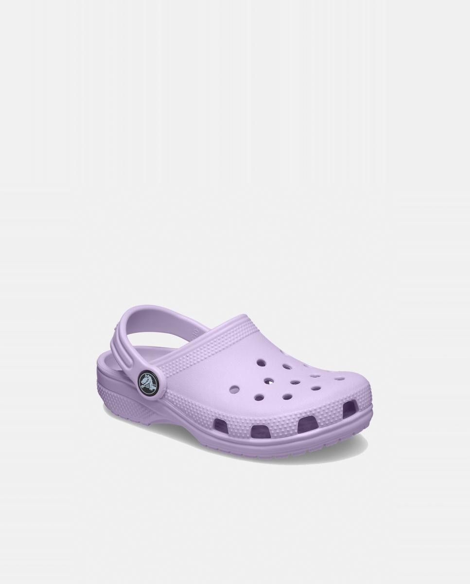 Socas de Bebé Classic Clog Lilás claro-4