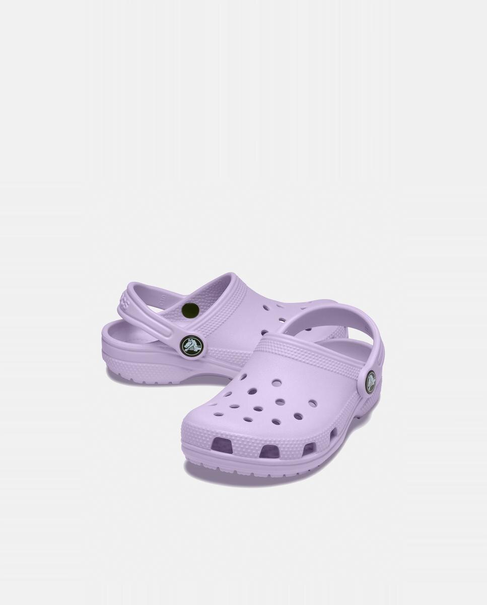 Socas de Bebé Classic Clog Lilás claro-5