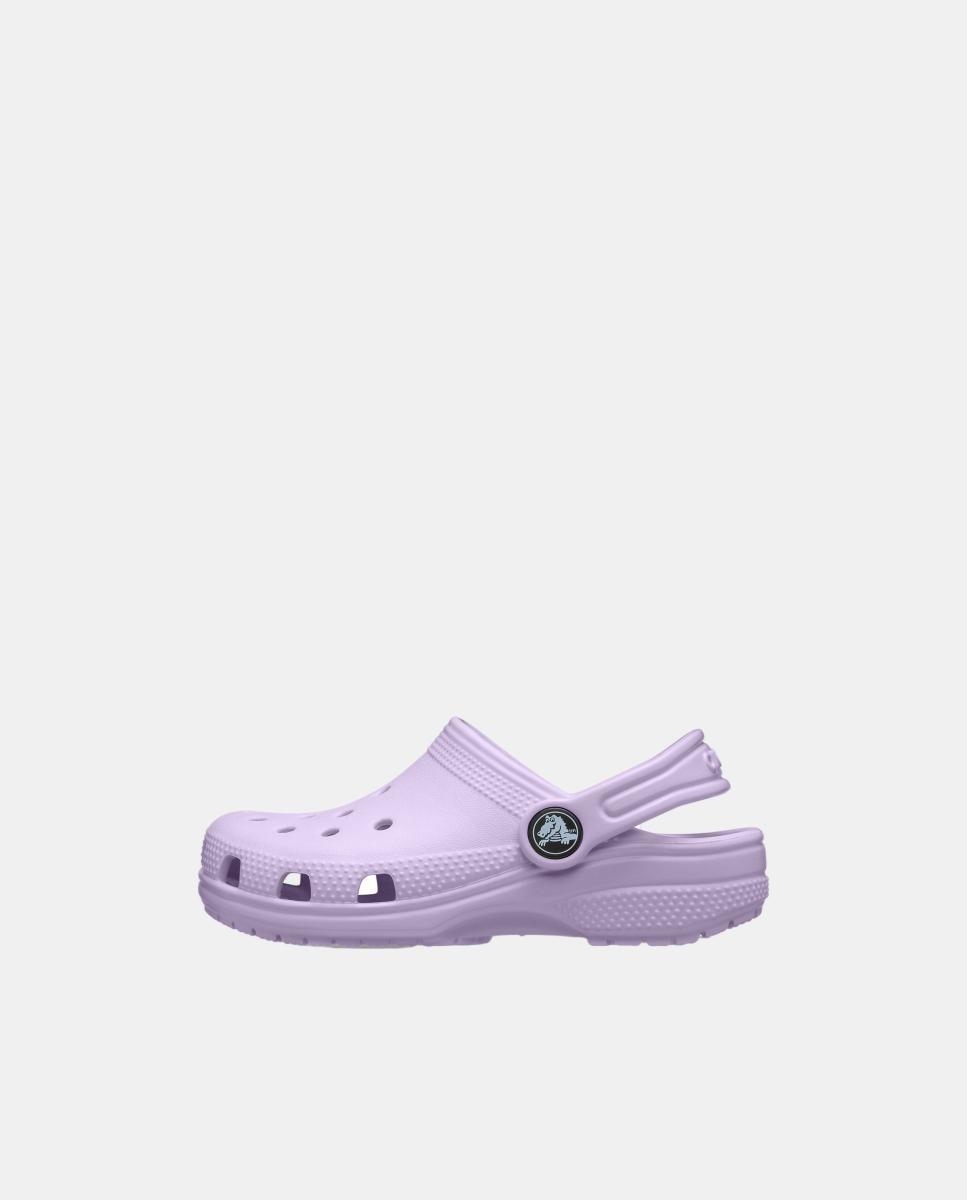 Socas de Bebé Classic Clog Lilás claro-7