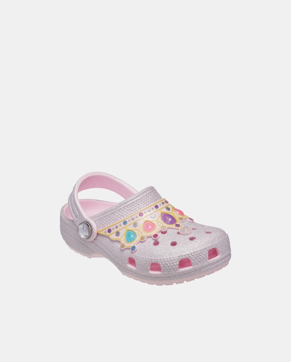 Socas de Bebé Classic IAM Princess Clog Crocs Rosa-4