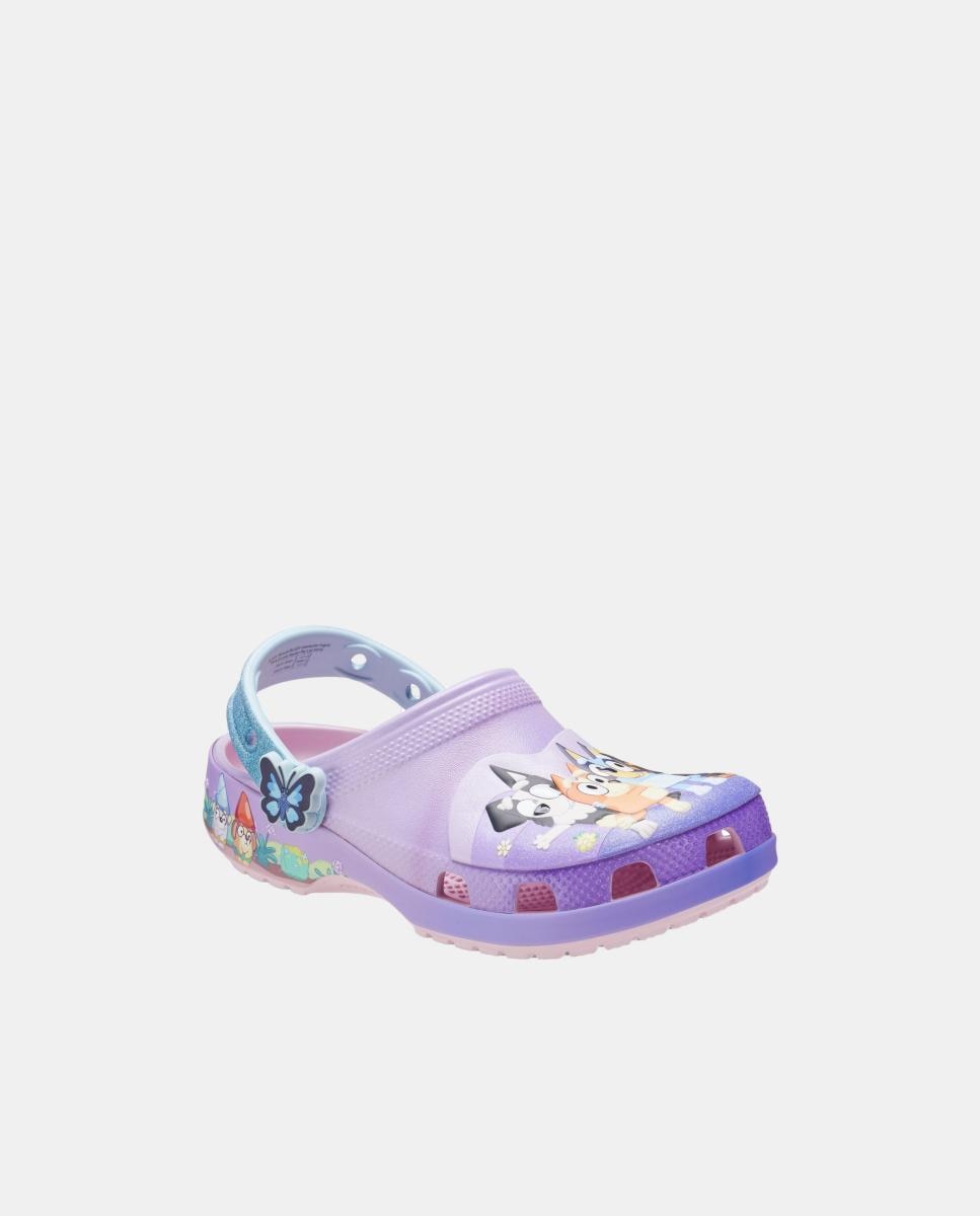 Socas de Bebé Bluey Multi Pink Classic Clog Crocs Multicolor-4