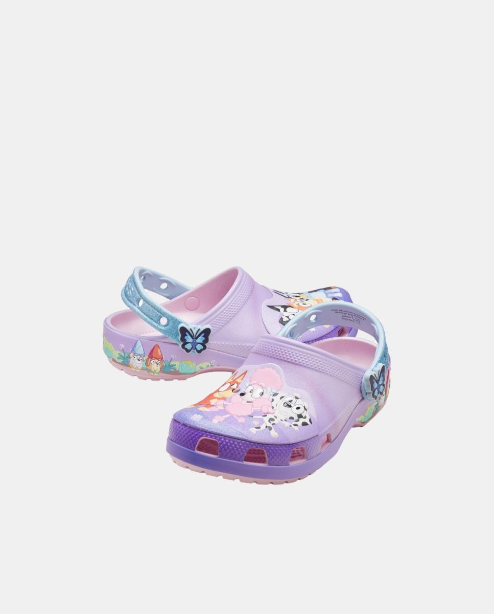 Socas de Bebé Bluey Multi Pink Classic Clog Crocs Multicolor-7