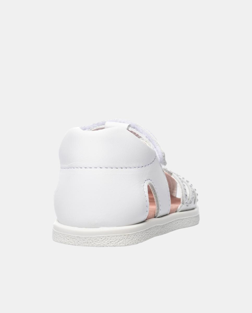Sandalias Barefoot de bebé niña - Pablosky - Blancos Blancos-3