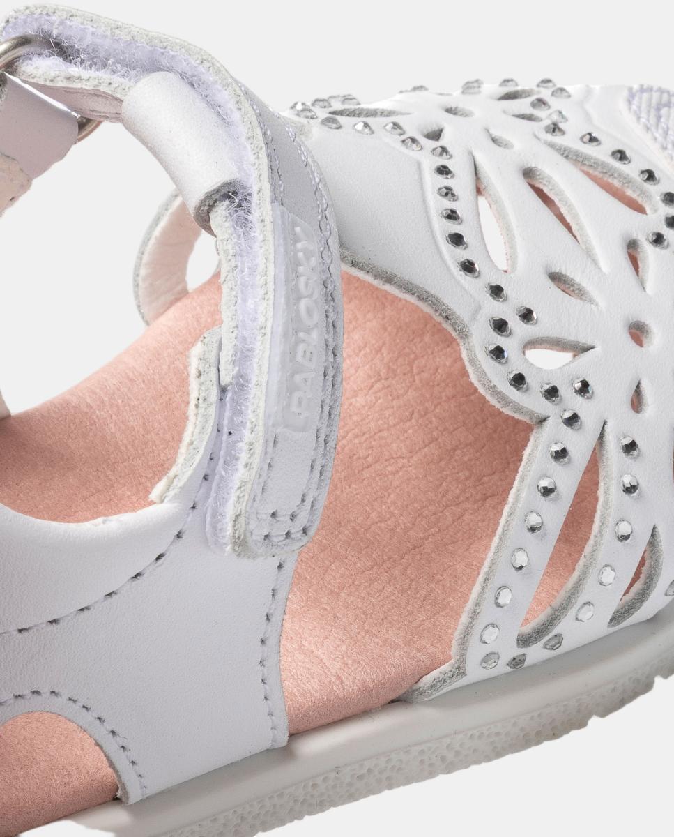 Sandalias Barefoot de bebé niña - Pablosky - Blancos Blancos-7