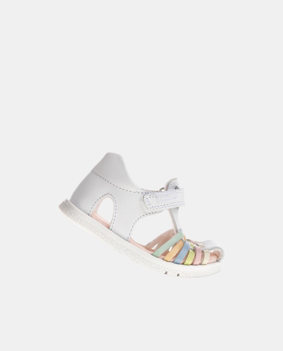 Sandalias Barefoot de bebé niña - Pablosky - Blanco Blanco-4