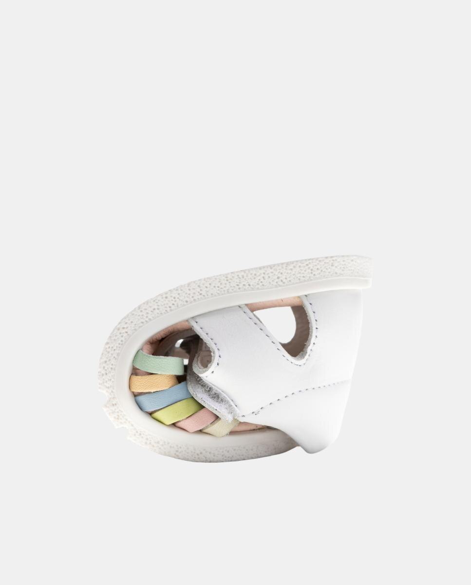 Sandalias Barefoot de bebé niña - Pablosky - Blanco Blanco-5