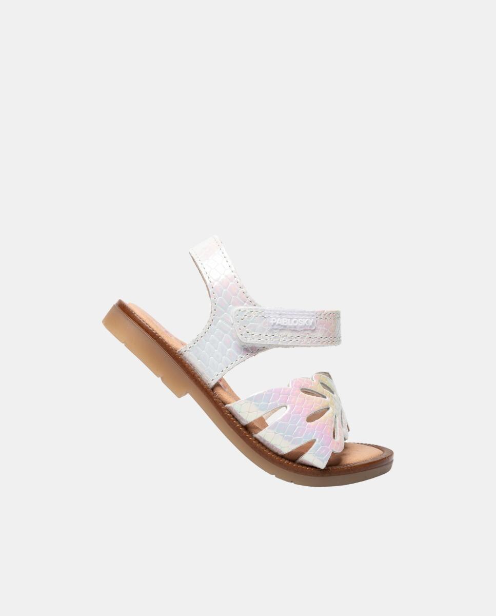 Sandalias de bebé niño - Pablosky - Blanco Blanco-5