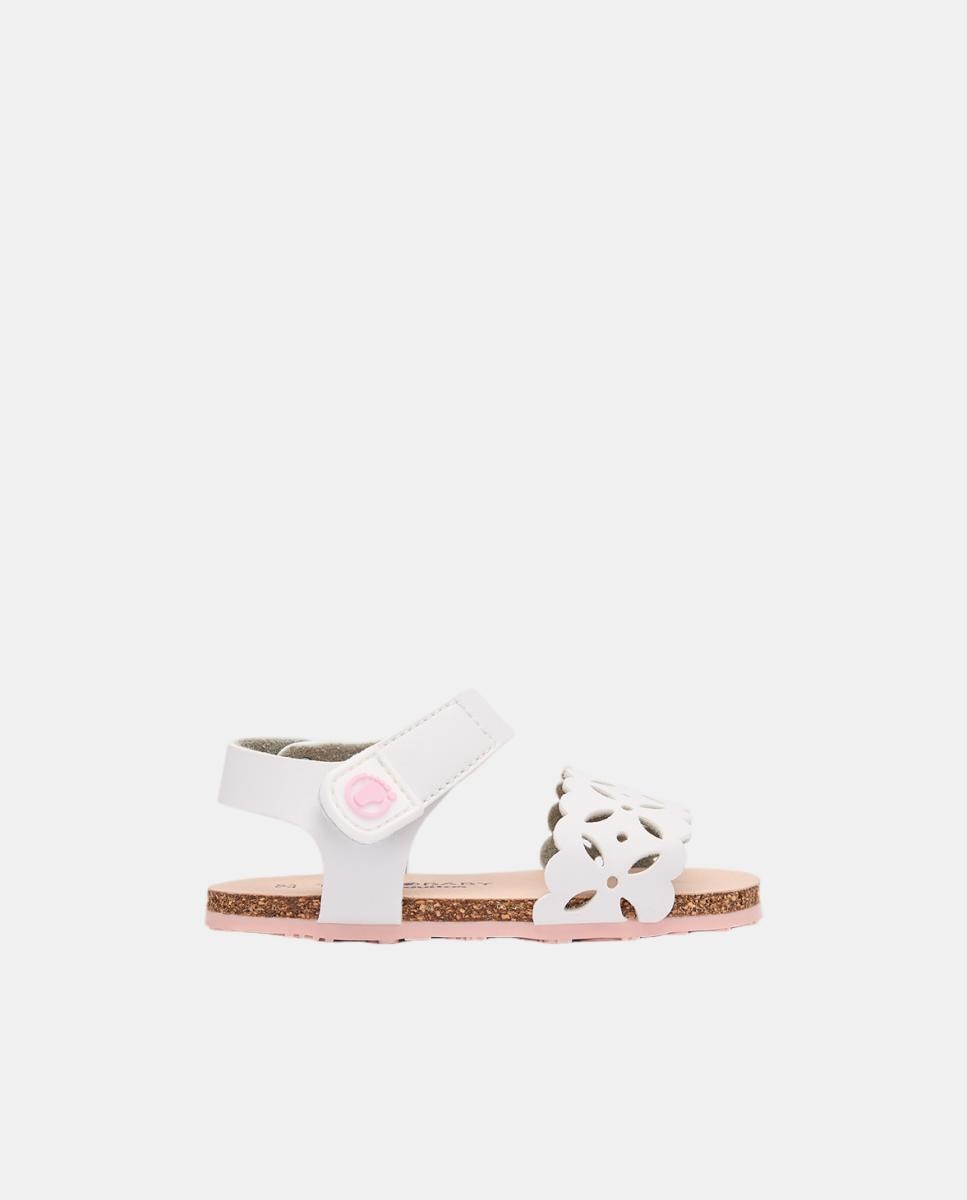 Sandalias Bio Troqueladas Respetuosas - Conguitos - Blanco roto Blanco roto-1