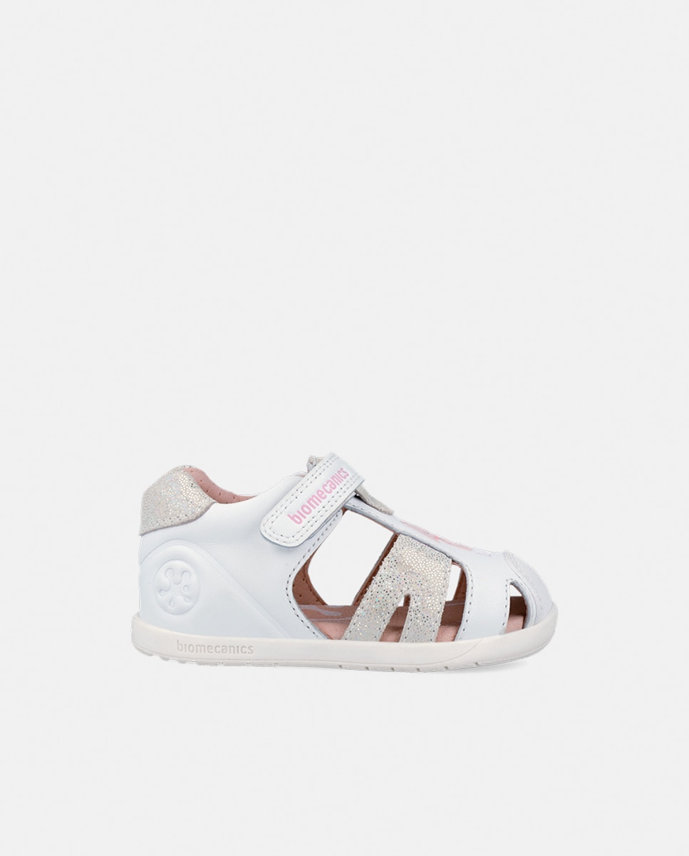 Imagem 0 de Sandálias em Pele com Cão e Velcro