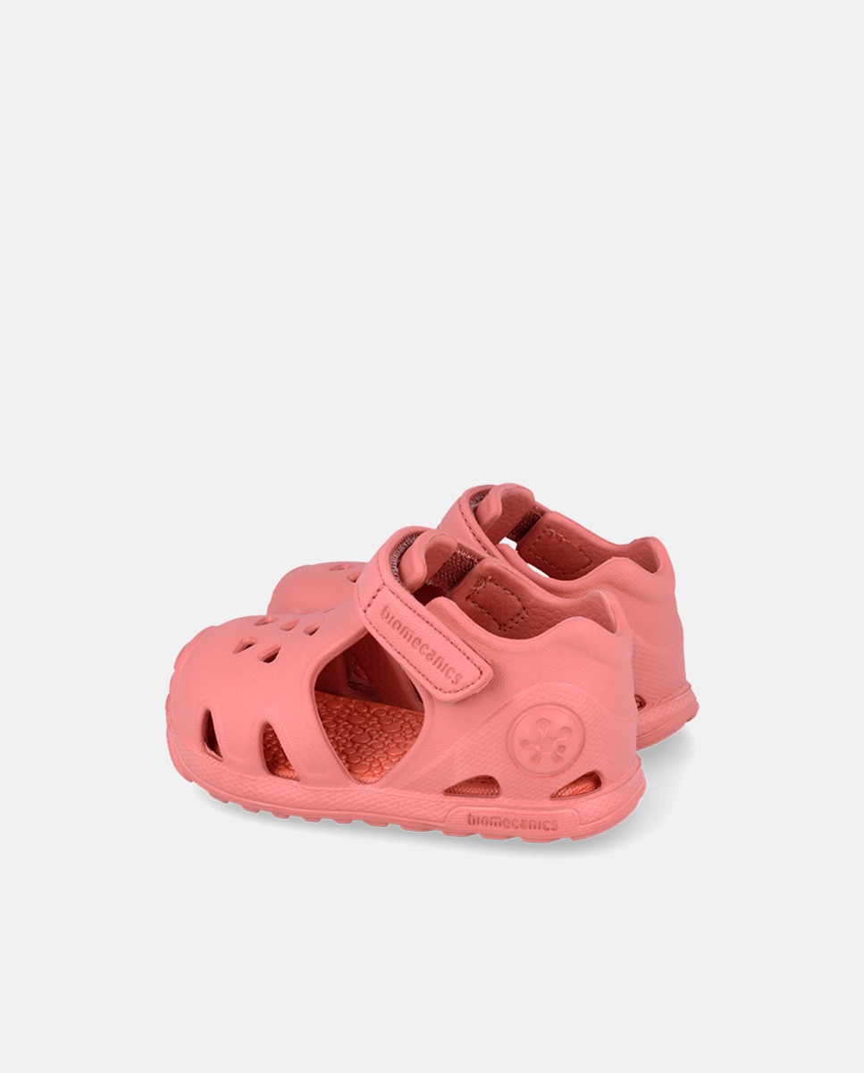 Chinelos de Praia com Velcro Coral-3