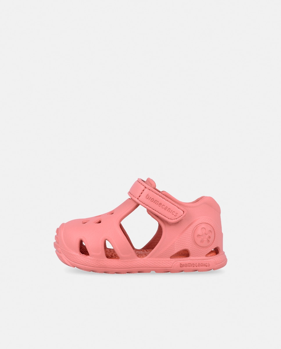 Chinelos de Praia com Velcro Coral-5