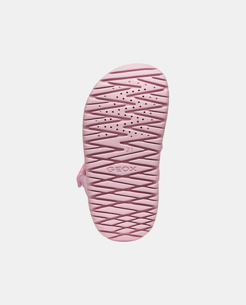 Sandálias Fechadas de Bebé Resistentes à Água Rosa-pastilha-9
