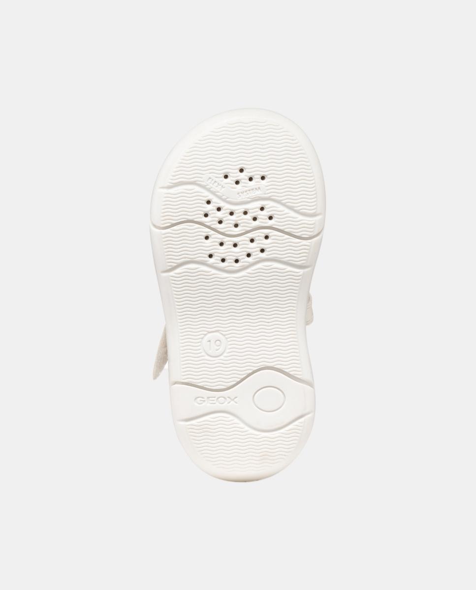 Sandálias Fechadas de Bebé Primeiros Passos Branco-6