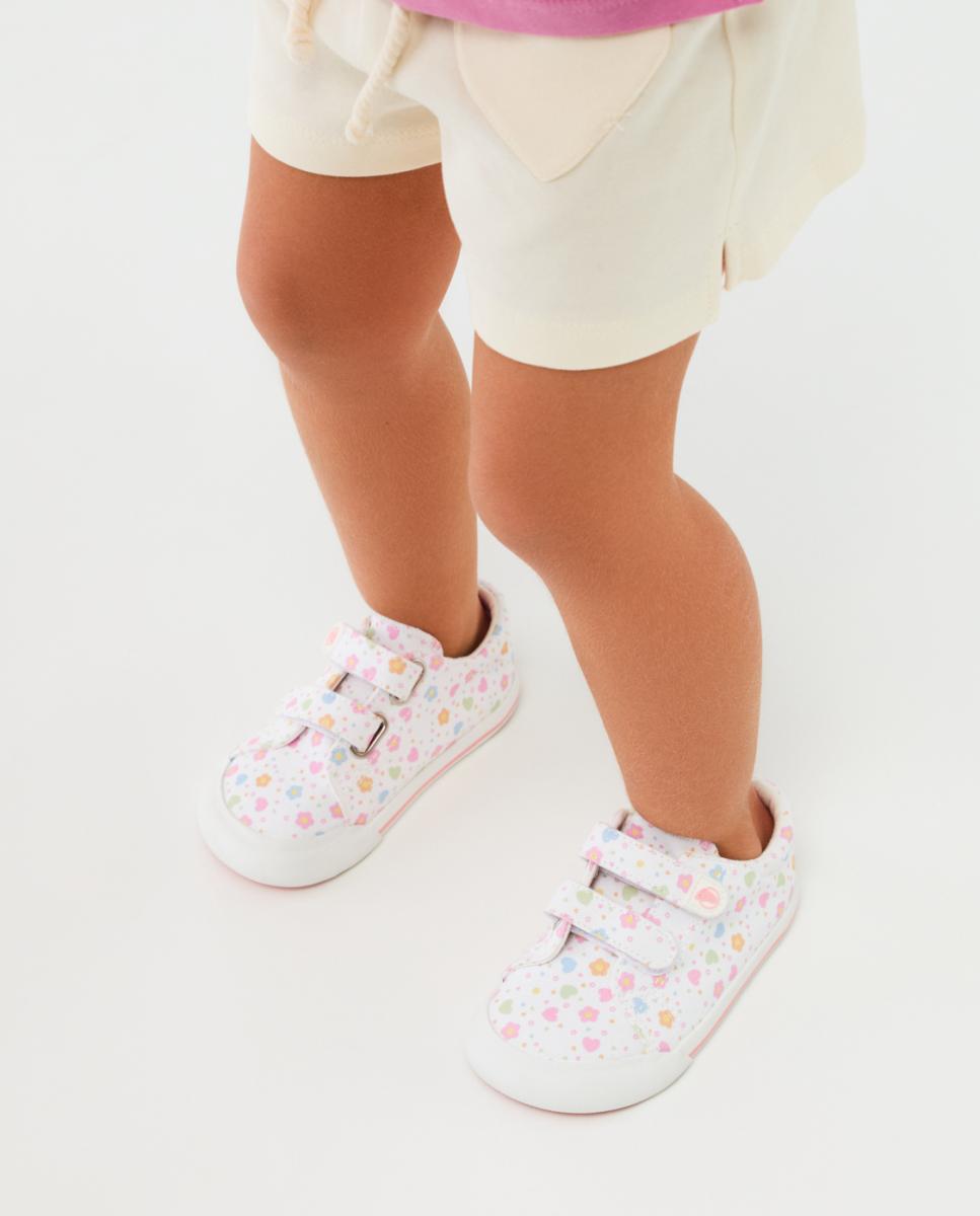 Sapatilhas Respeitadoras com Estampado Floral TECNOBABY BY CONGUITOS Multicolor-5
