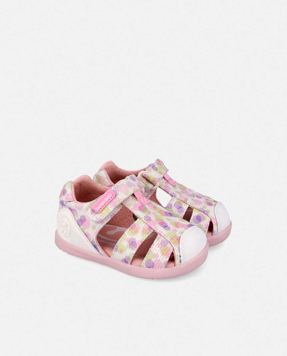 Sandálias de Lona com Velcro Biomecanics Multicolor-2