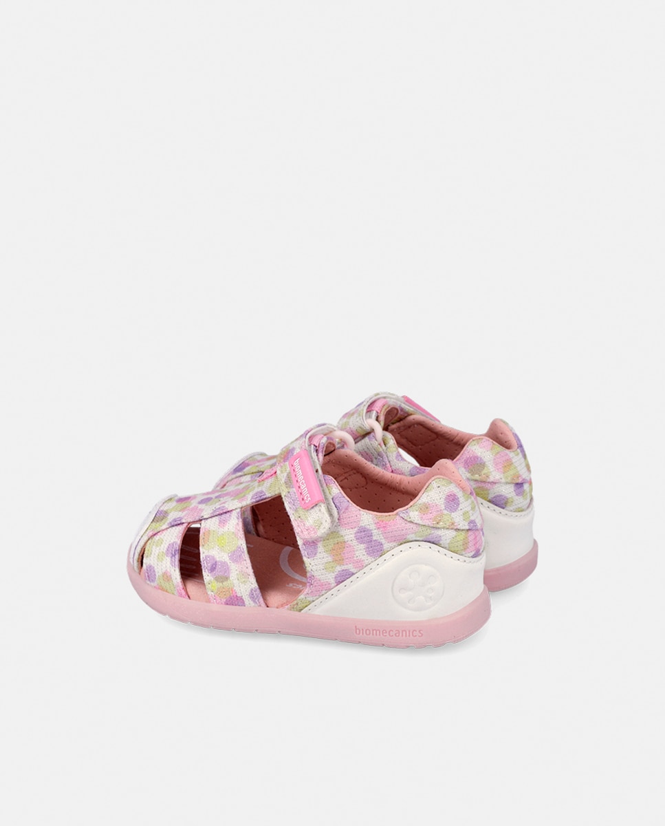 Sandálias de Lona com Velcro Biomecanics Multicolor-3