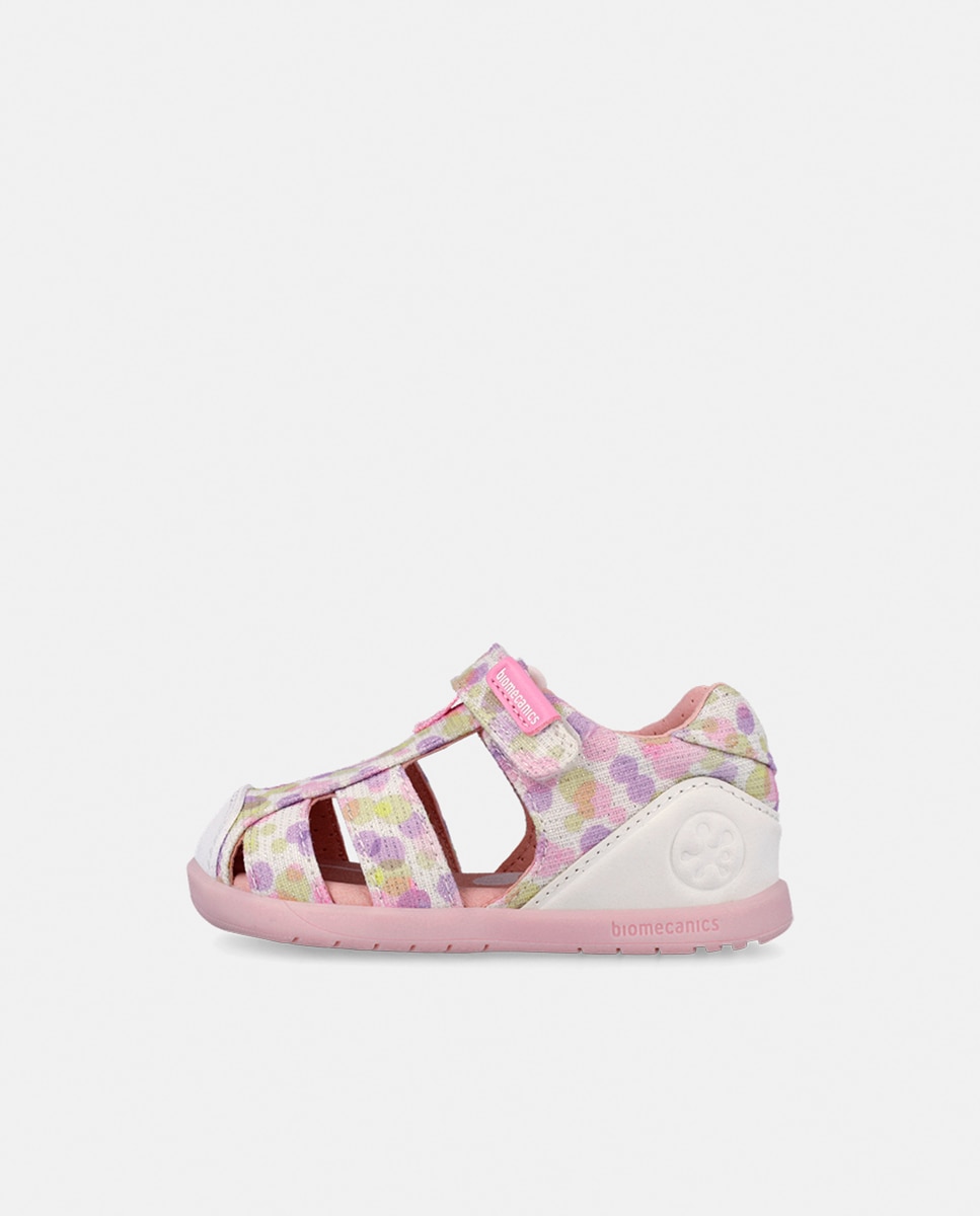 Sandálias de Lona com Velcro Biomecanics Multicolor-5