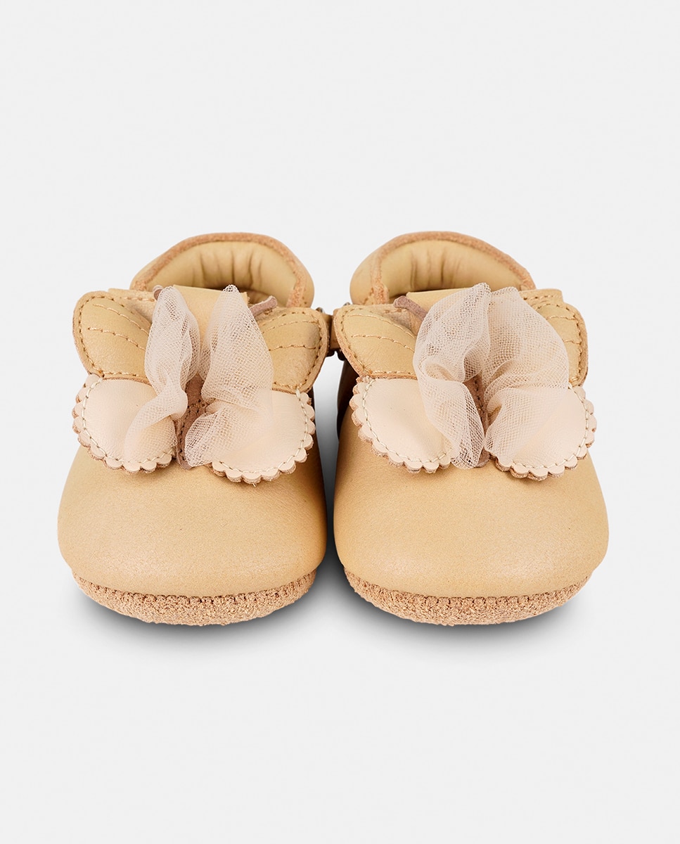 Zapato de bebé con velcro - Donsje - Beige Beige-2
