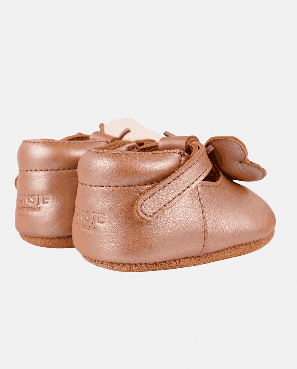 Sapatos de Bebé com Velcro Rosa-claro-3