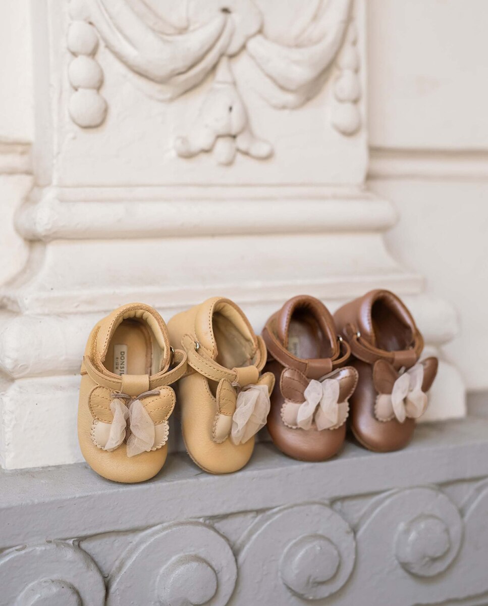 Sapatos de Bebé com Velcro Rosa-claro-5