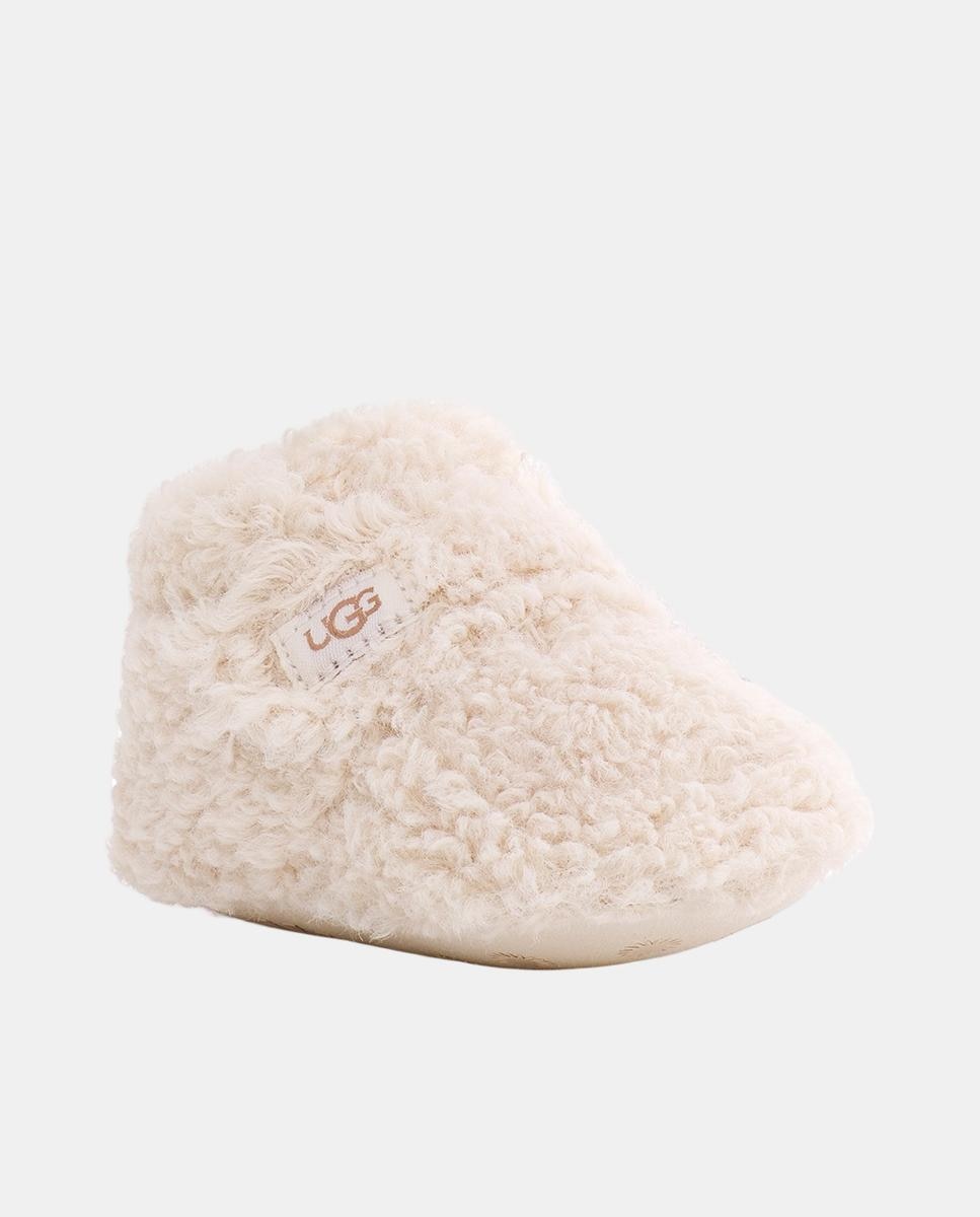 Botas de Tricot Bixbee de Bebé em Pele com Pelo de Borrego Couro-2